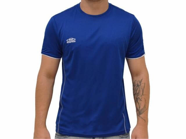 Camiseta Olympikus Casual Azul Nautico