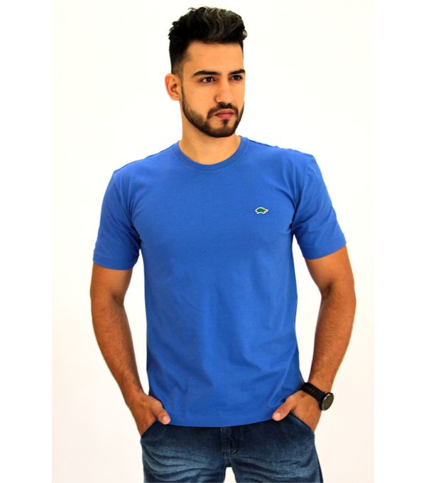 Camiseta Pau a Pique Básica Azul Bic BIC - P