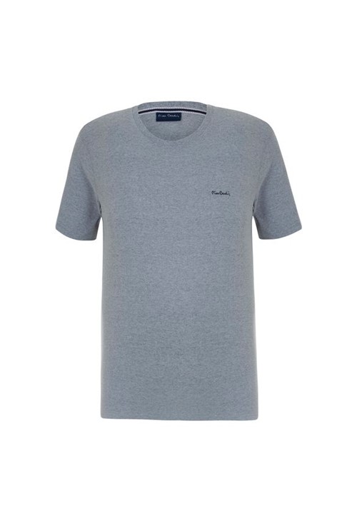 Camiseta Plus Size Basic Cinza Mescla 8