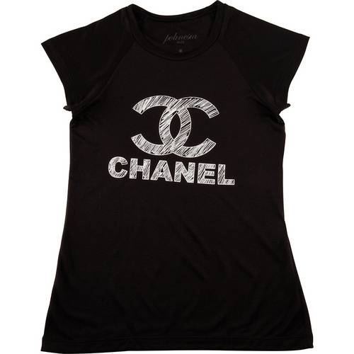 Camiseta Polinesia Tees Kids Chanel Fake