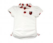 Camiseta Polo Infantil do Flamengo Menina |Doremi Bebê