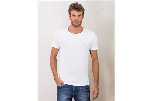 Camiseta Pontilhada Listra - Branco - G