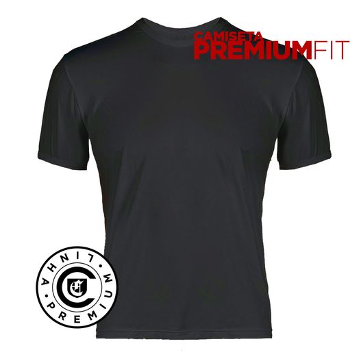 Camiseta Premium Fit Preta Tamanho G