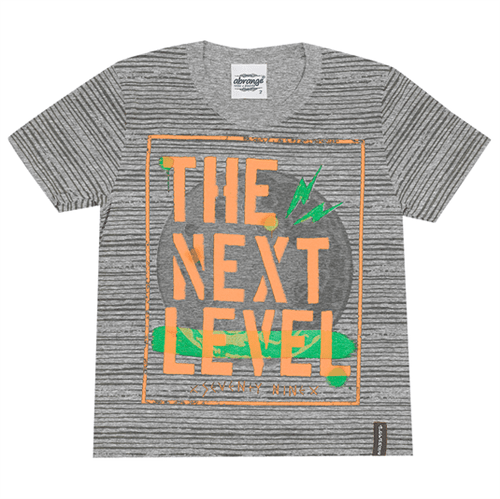 Camiseta Primeiros Passos Abrange Level Mescla 01