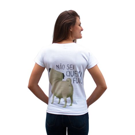 Camiseta Pug Feminina - Bichovira P