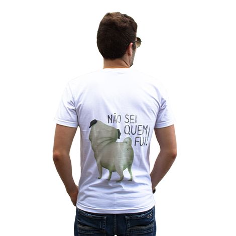Camiseta Pug Masculina - Bichovira P