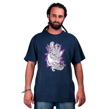 Camiseta Purple Haze de Algodão Polvo Marinho G