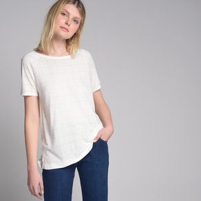 Camiseta Quadriculada Off White - M