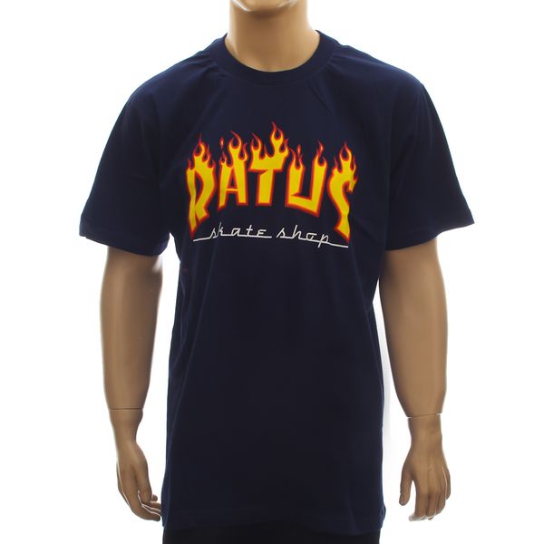 Camiseta Ratus Classic Flame - Navy (G)