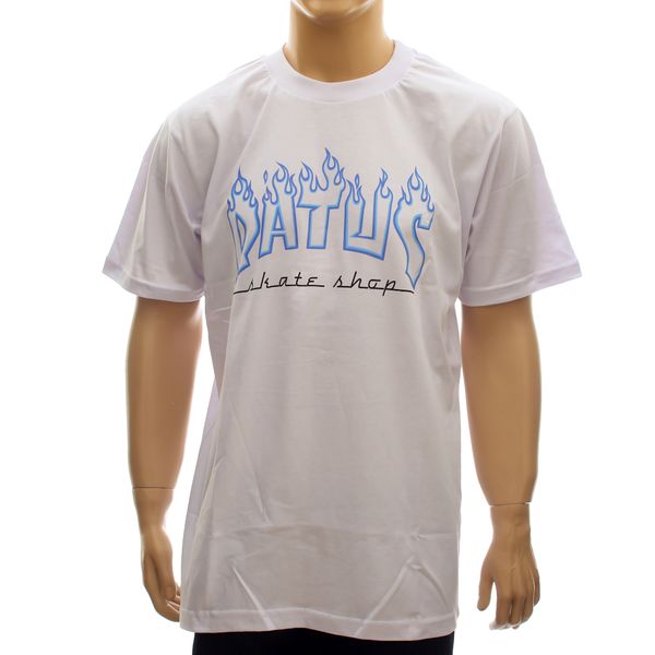 Camiseta Ratus Classic Flame - White/Blue (G)