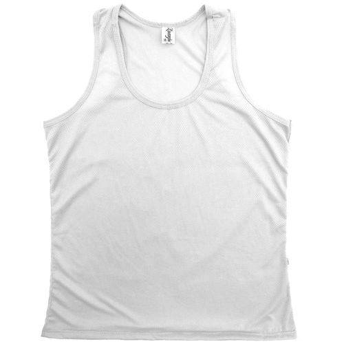 Camiseta Regata Basic Dryfit Branca - Feminina