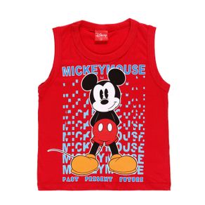 Camiseta Regata Disney Baby Infantil para Menino - Vermelho Camiseta Regata Disney Baby Infantil para Menino Vermelho 6