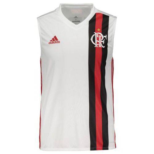 Camiseta Regata Flamengo Adidas II Branca 2017 - P