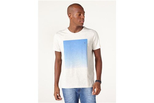 Camiseta Retângulo Degradê - Azul - M