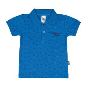 Camiseta Royal Menino Piquet 37659-140 Camiseta Azul Menino Piquet Ref:37659-140-G
