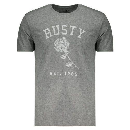 Camiseta Rusty Rose Cinza Mescla