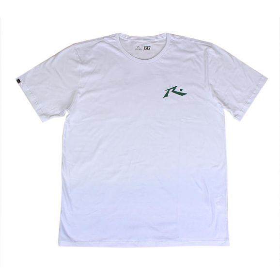 Camiseta Rusty Tamanho Especial - Branca - 2G
