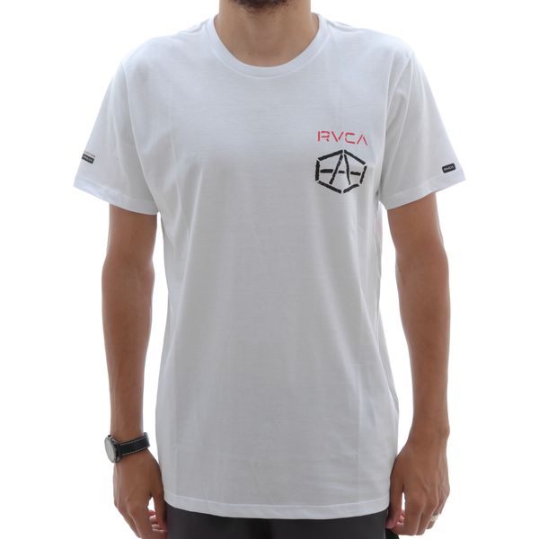 Camiseta RVCA Reynolds Stench White (P)