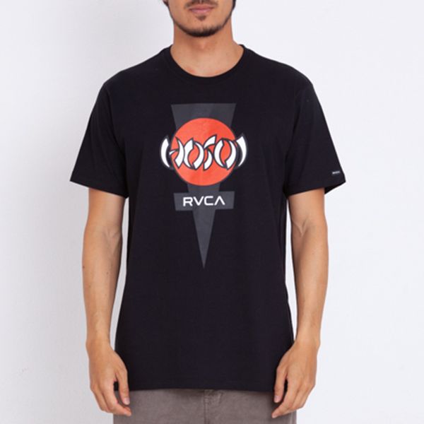 Camiseta RVCA X Hosoi Black Red (P)