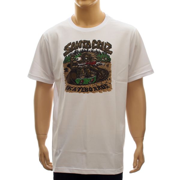 Camiseta Santa Cruz Shredding Yeti White (G)