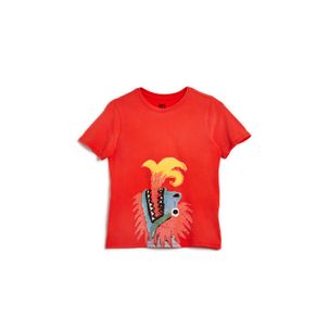 Camiseta Silk Dragao Punk Vermelho Orenji - 2