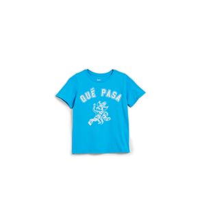 Camiseta Silk que Pasa Azul Mexico - 4