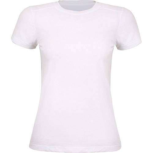 Camiseta Silver Fresh Feminina com Proteção Solar 50 Branca Manga Curta Curtlo