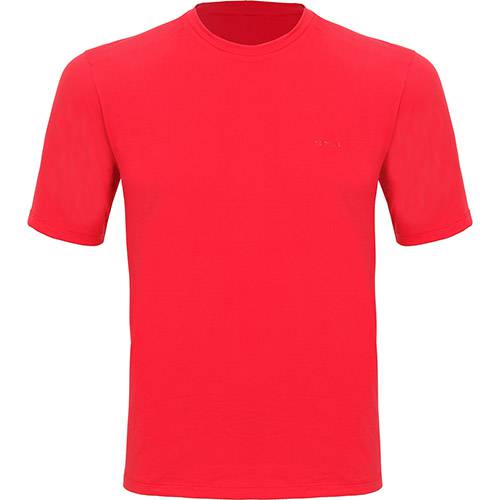 Camiseta Silver Fresh MC Masculina com Proteção Solar 50 Vermelha Manga Curta Curtlo