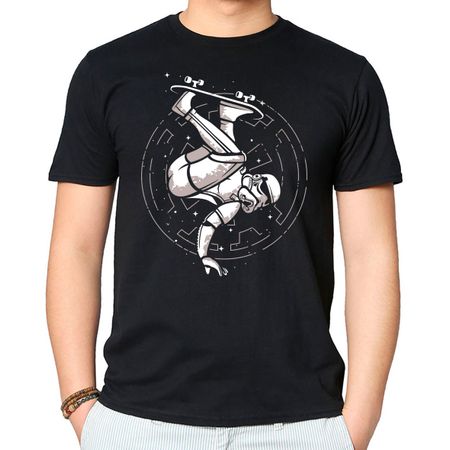 Camiseta Skate Trooper P - PRETO