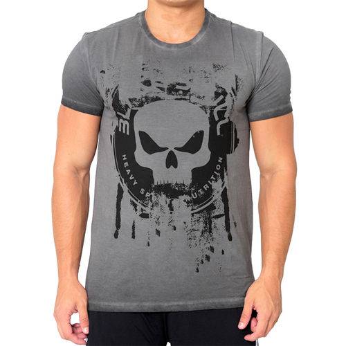 Camiseta Skull Grafite - Black Skull