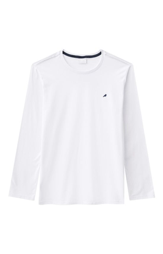 Camiseta Slim Adulto Enfim Branco - PP