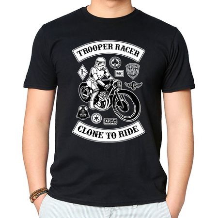 Camiseta Stormtrooper Caferacer P - PRETO