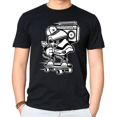 Camiseta Street Trooper P - PRETO