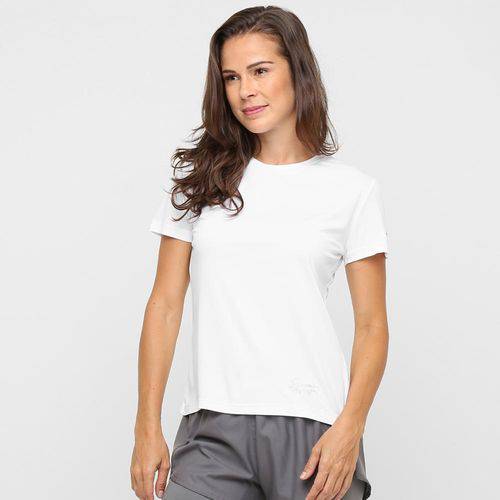 Camiseta T-Shirt Interlock Feminino UV50 Branco M - Speedo