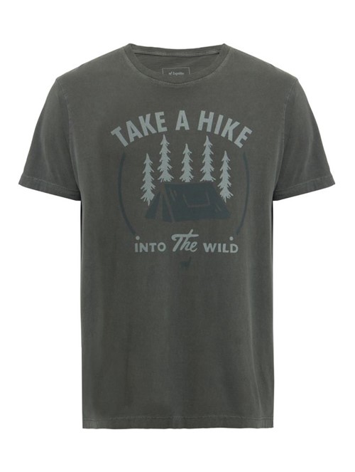 Camiseta Take a Hike de Algodão Verde Tamanho M