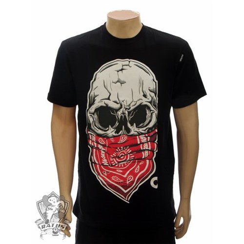 Camiseta This Way Skull Scarf - Black (M)