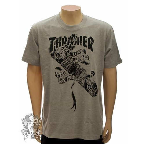 Camiseta Thrasher Love Affair - Mescla (M)