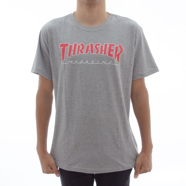 Camiseta Thrasher Outline Grey (P)