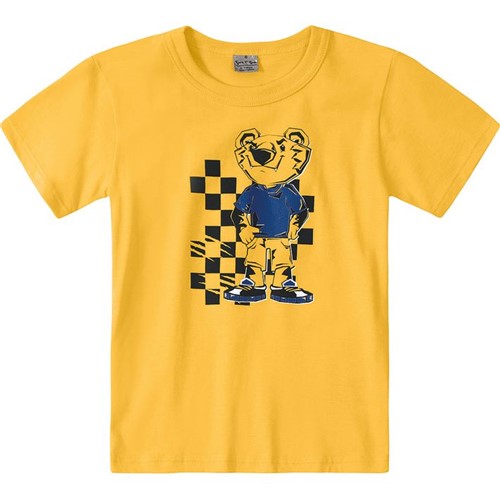 Camiseta Tigor T. Tigre Amarela Menino