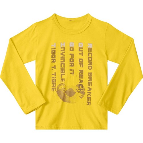 Camiseta Tigor T. Tigre Amarela Menino