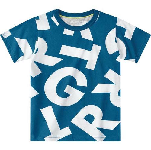 Camiseta Tigor T. Tigre Azul Menino
