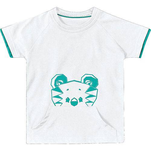Camiseta Tigor T. Tigre Bebê Menino Branco