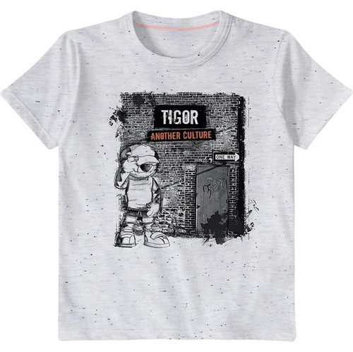 Camiseta Tigor T. Tigre Cinza