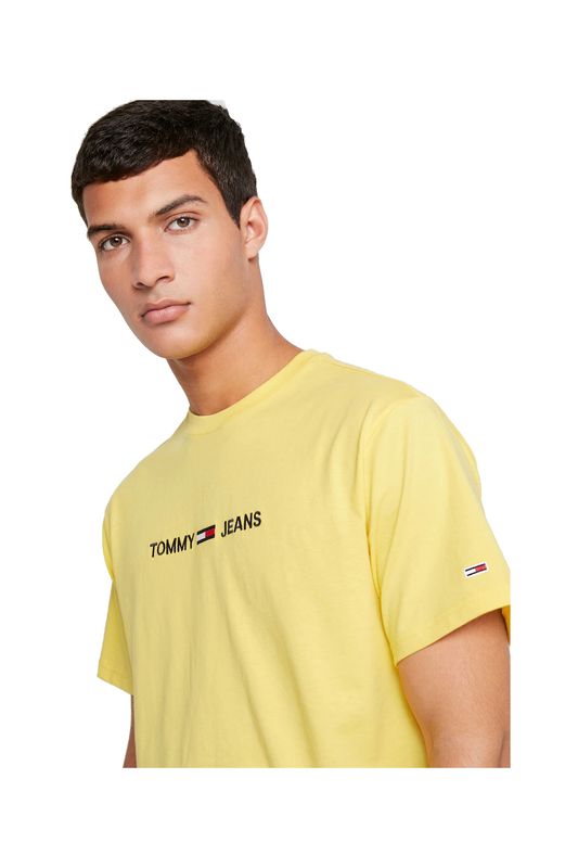 Camiseta Tommy Jeans Classics Amarelo Tam. P