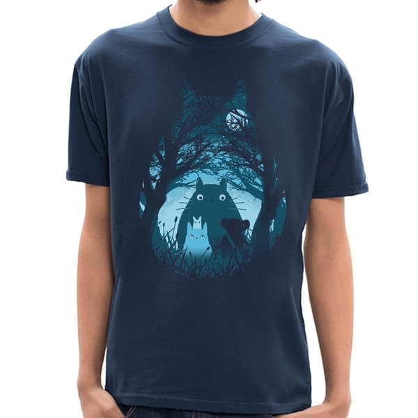 Camiseta Totoro Silhueta - Masculina - P