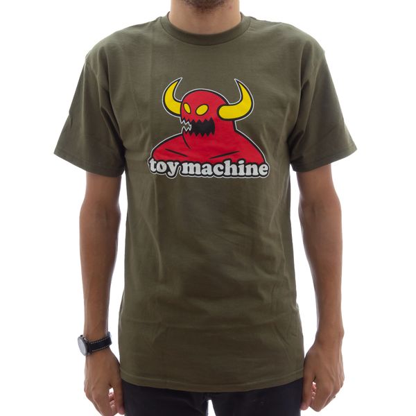 Camiseta Toy Machine Monster Green (M)