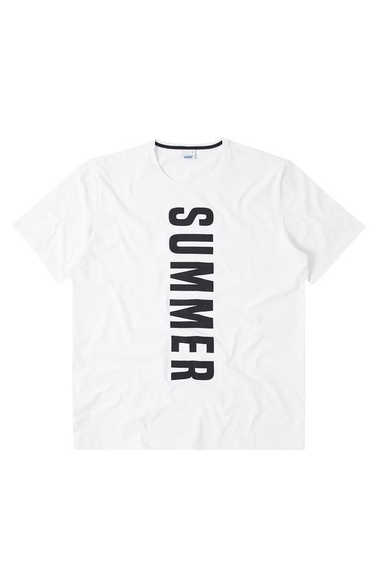 Camiseta Tradicional Summer Wee! Branco - G