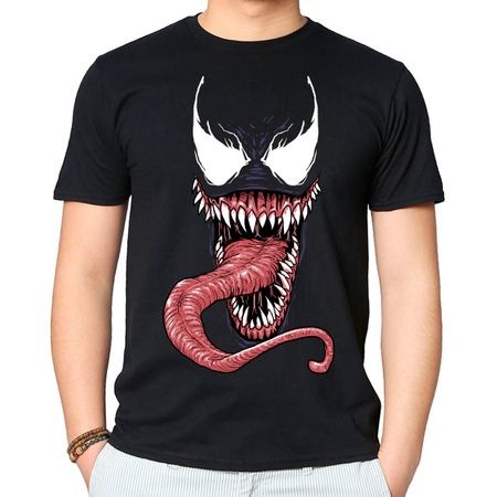 Camiseta Venom Mask P-PRETO