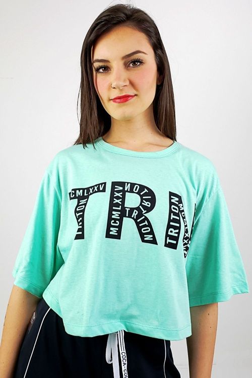 Camiseta Verde Sereia Triton - P