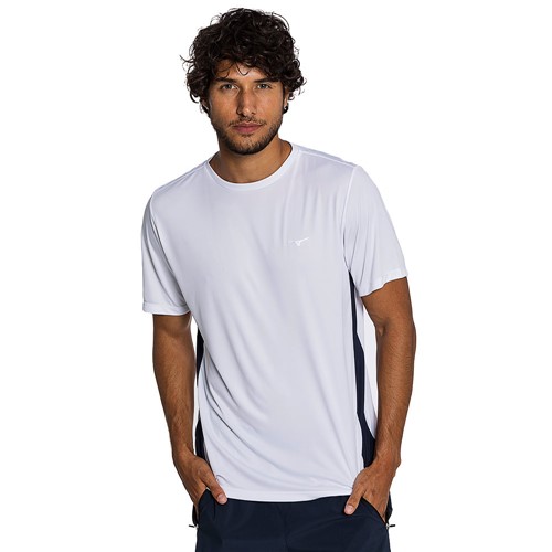 Camiseta Wave Run 2 M - Branco/azul P